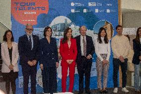 Queen Letizia inaugurates the Talent Tour 2024 in Lleida