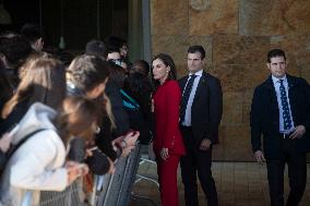 Queen Letizia Inaugurates The Talent Tour 2024 - Lleida