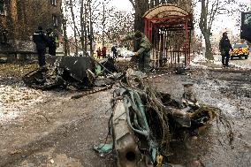 Aftermath Of The Massive Russian Missile Attack On Kyiv