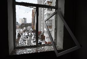 At Least 22 People Injured In Air Strikes In Kyiv, Amid Russian Invasion Of Ukraine.