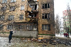 Aftermath Of The Massive Russian Missile Attack On Kyiv