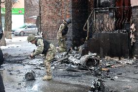 Police record consequences of Russian shelling in Kyiv region
