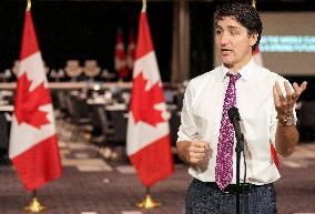 Justin Trudeau Press Conference - Montreal