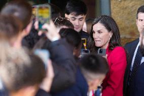 Queen Letizia Inaugurates The Talent Tour 2024 - Lleida