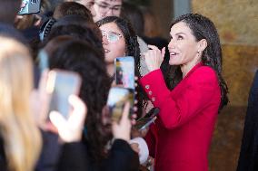 Queen Letizia Inaugurates The Talent Tour 2024 - Lleida