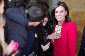 Queen Letizia Inaugurates The Talent Tour 2024 - Lleida
