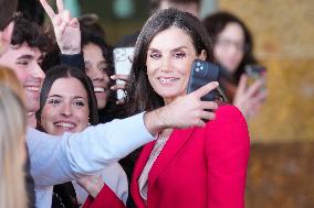 Queen Letizia Inaugurates The Talent Tour 2024 - Lleida