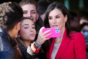Queen Letizia Inaugurates The Talent Tour 2024 - Lleida