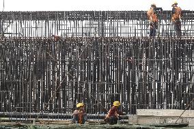 Elevated Expressway Being Built In Dhaka, Bangladesh