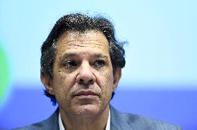 Brazil's Economy Minister Fernando Haddad Tax Regime Renewal Ports