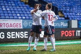 Bolton Wanderers v Cheltenham Town - Sky Bet League 1