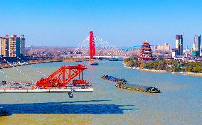 Taoyuan Bridge Construction in Suqian