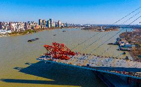 Taoyuan Bridge Construction in Suqian