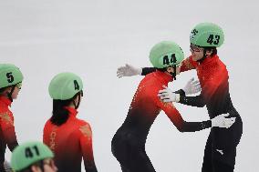 (SP)SOUTH KOREA-GANGNEUNG-WINTER YOUTH OLYMPIC GAMES-SHORT TRACK SPEED SKATING-MIXED TEAM RELAY
