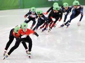 (SP)SOUTH KOREA-GANGNEUNG-WINTER YOUTH OLYMPIC GAMES-SHORT TRACK SPEED SKATING-MIXED TEAM RELAY