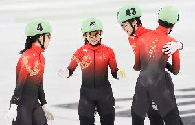 (SP)SOUTH KOREA-GANGNEUNG-WINTER YOUTH OLYMPIC GAMES-SHORT TRACK SPEED SKATING-MIXED TEAM RELAY