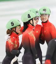 (SP)SOUTH KOREA-GANGNEUNG-WINTER YOUTH OLYMPIC GAMES-SHORT TRACK SPEED SKATING-MIXED TEAM RELAY