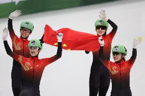 (SP)SOUTH KOREA-GANGNEUNG-WINTER YOUTH OLYMPIC GAMES-SHORT TRACK SPEED SKATING-MIXED TEAM RELAY