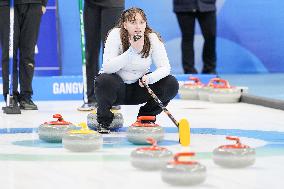 (SP)SOUTH KOREA-GANGNEUNG-WINTER YOUTH OLYMPIC GAMES-CURLING-MIXED TEAM ROUND ROBIN SESSION-CHN VS USA