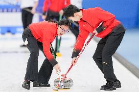 (SP)SOUTH KOREA-GANGNEUNG-WINTER YOUTH OLYMPIC GAMES-CURLING-MIXED TEAM ROUND ROBIN SESSION-CHN VS USA