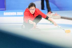 (SP)SOUTH KOREA-GANGNEUNG-WINTER YOUTH OLYMPIC GAMES-CURLING-MIXED TEAM ROUND ROBIN SESSION-CHN VS USA