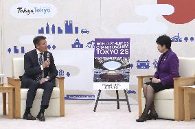 World Athletics President Coe in Tokyo