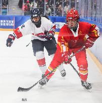 (SP)SOUTH KOREA-GANGNEUNG-WINTER YOUTH OLYMPIC GAMES-ICE HOCKEY-WOMEN'S 3 ON 3-SEMIFINALS-CHN VS KOR