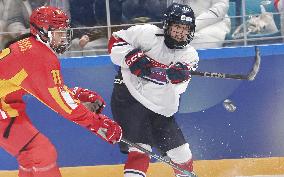 (SP)SOUTH KOREA-GANGNEUNG-WINTER YOUTH OLYMPIC GAMES-ICE HOCKEY-WOMEN'S 3 ON 3-SEMIFINALS-CHN VS KOR