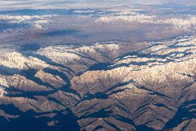 An Arial View On Zagros Mountains