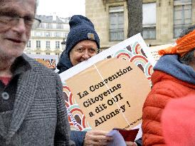 Rally For The Law On Euthanasia - Paris