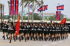CAMBODIA-PHNOM PENH-ROYAL CAMBODIAN ARMY-25TH ANNIVERSARY