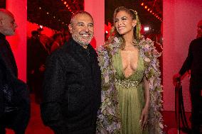 PFW - Jennifer Lopez At Elie Saab