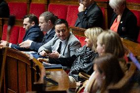 Questions to the government at the National Assembly - Paris