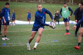 French Rugby Team Training Session In Marcoussis - Paris