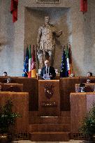 Council Chamber Of The Municipality Of Rome
