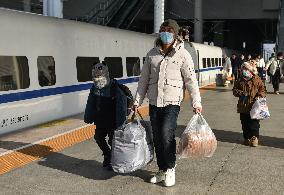 Spring Festival travel Rush in China