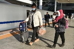 Spring Festival travel Rush in China