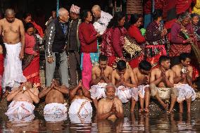 First Day Of Madhav Narayan Festival In Nepal.
