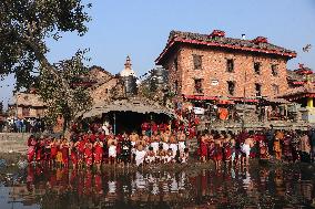 First Day Of Madhav Narayan Festival In Nepal.