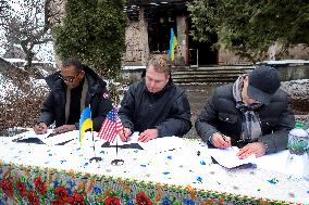 Signing of Protocol for cooperation in reconstruction of Borodianskyi District Court