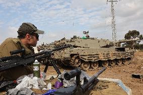 ISRAEL-GAZA BORDER-ARMY