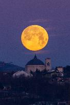 Wolf Moon Over Abruzzo, Italy