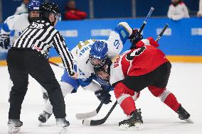 (SP)SOUTH KOREA-GANGNEUNG-WINTER YOUTH OLYMPIC GAMES-ICE HOCKEY-MEN'S 3 ON 3-BRONZE MEDAL GAME-AUT VS KAZ
