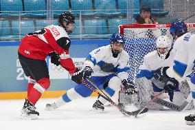 (SP)SOUTH KOREA-GANGNEUNG-WINTER YOUTH OLYMPIC GAMES-ICE HOCKEY-MEN'S 3 ON 3-BRONZE MEDAL GAME-AUT VS KAZ