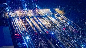 CHINA-GUIZHOU-GUIYANG-SPRING FESTIVAL-BULLET TRAINS (CN)