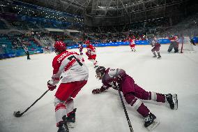 (SP)SOUTH KOREA-GANGNEUNG-WINTER YOUTH OLYMPIC GAMES-ICE HOCKEY-MEN'S 3 ON 3-GOLD MEDAL GAME-LAT VS DEN