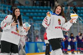 (SP)SOUTH KOREA-GANGNEUNG-WINTER YOUTH OLYMPIC GAMES-ICE HOCKEY-WOMEN'S 3 ON 3-GOLD MEDAL GAME-HUN VS KOR