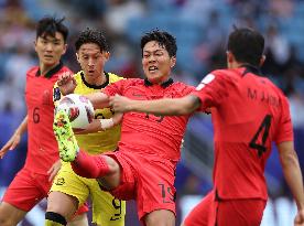 (SP)QATAR-DOHA-FOOTBALL-AFC ASIAN CUP-GROUP E-KOR VS MAS