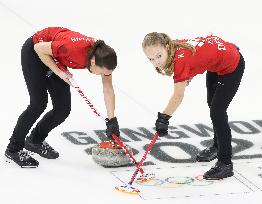 (SP)SOUTH KOREA-GANGNEUNG-WINTER YOUTH OLYMPIC GAMES-CURLING-MIXED TEAM -DENMARK VS BRITAIN