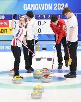 (SP)SOUTH KOREA-GANGNEUNG-WINTER YOUTH OLYMPIC GAMES-CURLING-MIXED TEAM -DENMARK VS BRITAIN